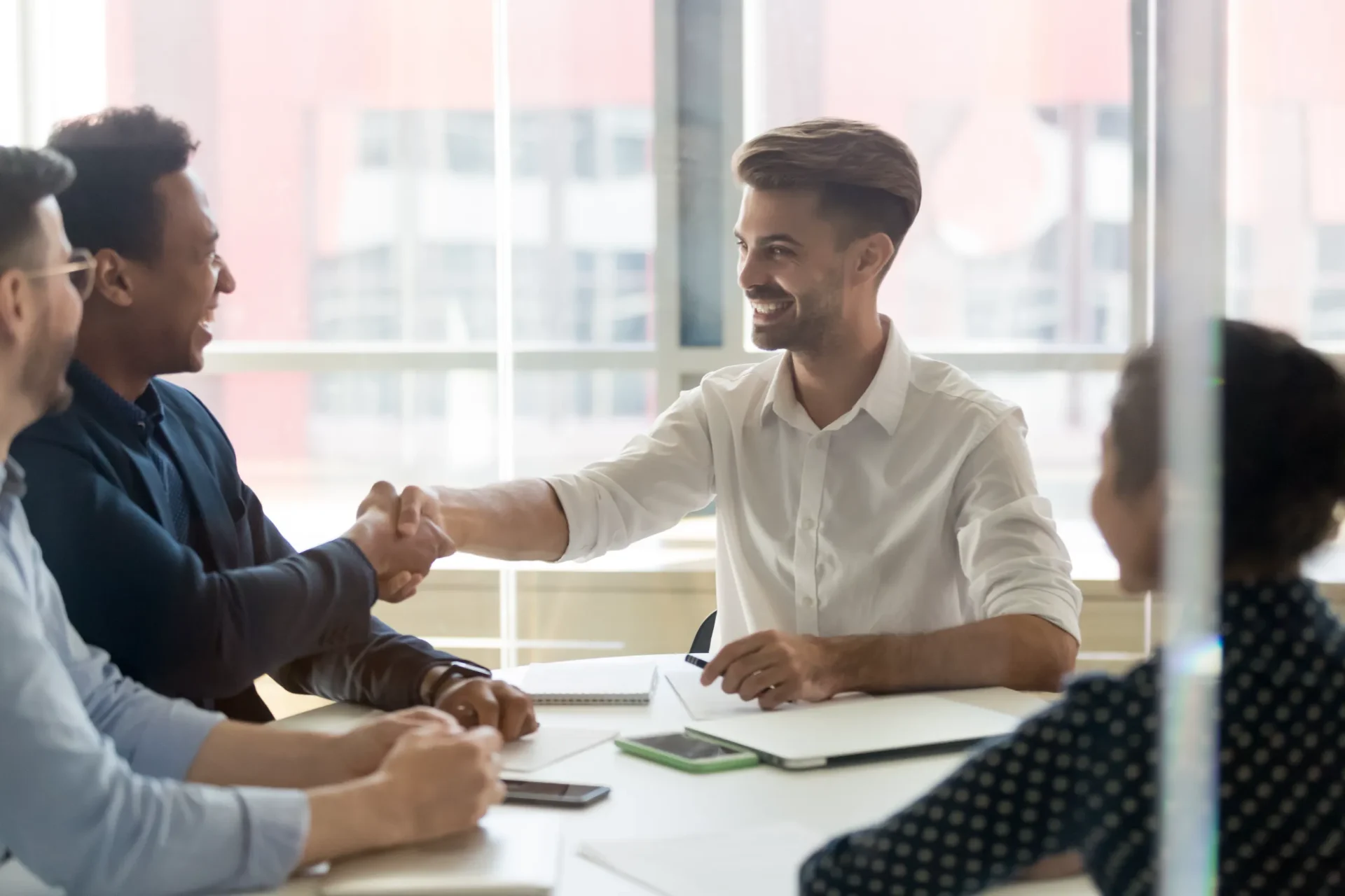 South African professionals collaborating